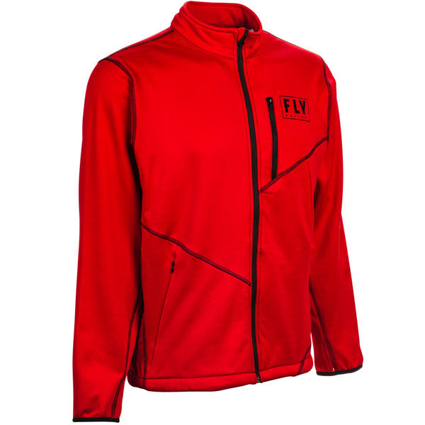 Fly Racing Mid Layer Jacket product image in Blk sizes SM, MD, LG, XL, 2XL SKU 354-6320S. Jacket | Available at BTO Sports