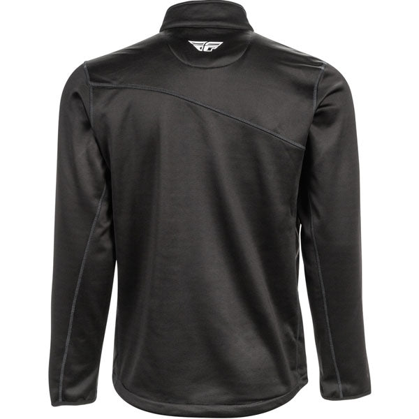 Fly Racing Mid Layer Jacket product image in Blk sizes SM, MD, LG, XL, 2XL SKU 354-6320S. Jacket | Available at BTO Sports
