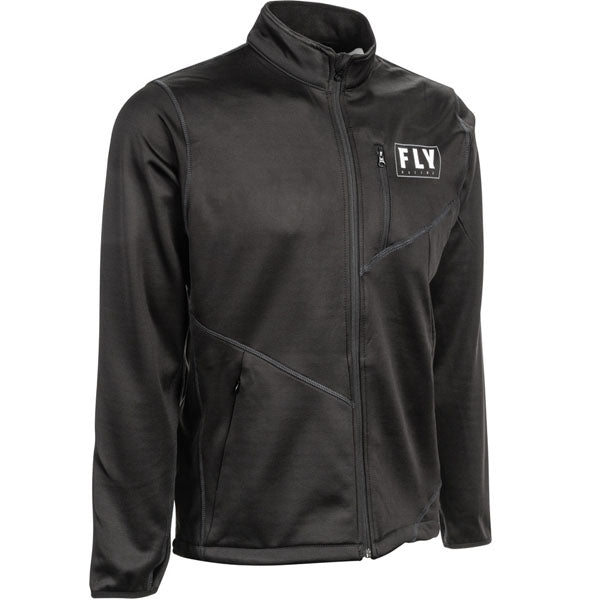 Fly Racing Mid Layer Jacket product image in Blk sizes SM, MD, LG, XL, 2XL SKU 354-6320S. Jacket | Available at BTO Sports