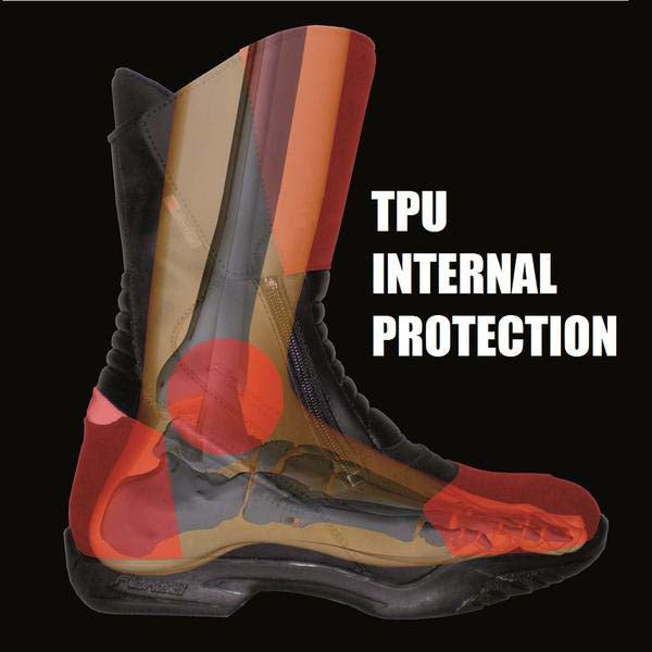 Product image of forma ruby touring boots internal protection motocross boots showing design and colorway | Available at BTO Sports