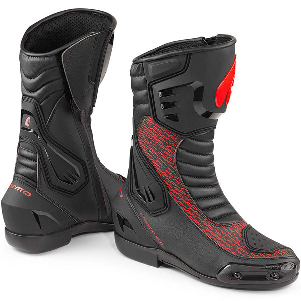 Forma - Freccia Evo Boots motorcycle boots in Black/Red product view sku FRFEVBR37