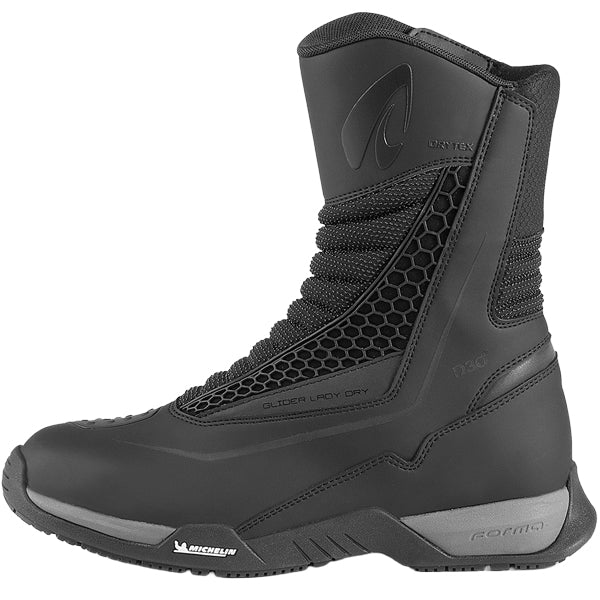 Forma - Glider Lady Dry Boots (Womens) motorcycle boots product shown from another angle sku FWGLIBK36