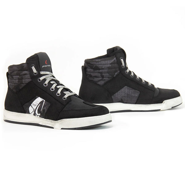 Forma - Ground Dry Boots motorcycle boots in Black/Camo product view sku FUGRDBC36