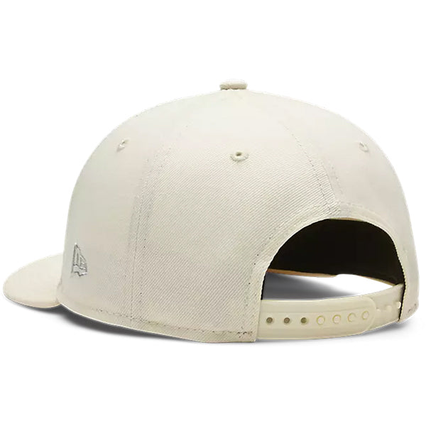 Back product image of Fox Racing Low Profile 9 Hat in cream showing low-profile curved bill moto hat design, SKU 36867-242-OS | Available at BTO Sports