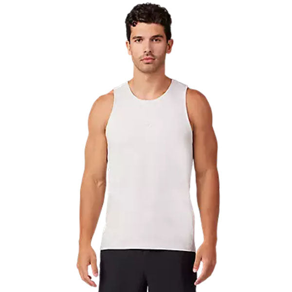 Studio photo on a white background of Fox Racing Rep Tank Top; showing sleeveless cut, hem shape, and printed or woven branding; SKU 29083-001-S