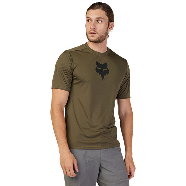 Product image of Fox Racing - Ranger Lab Head Jersey (MTB) SKU:31033-099-S | Sizes: SM–XL | Designed for Mountain Bike, BMX and E-Bike riders | Available at BTO Sports