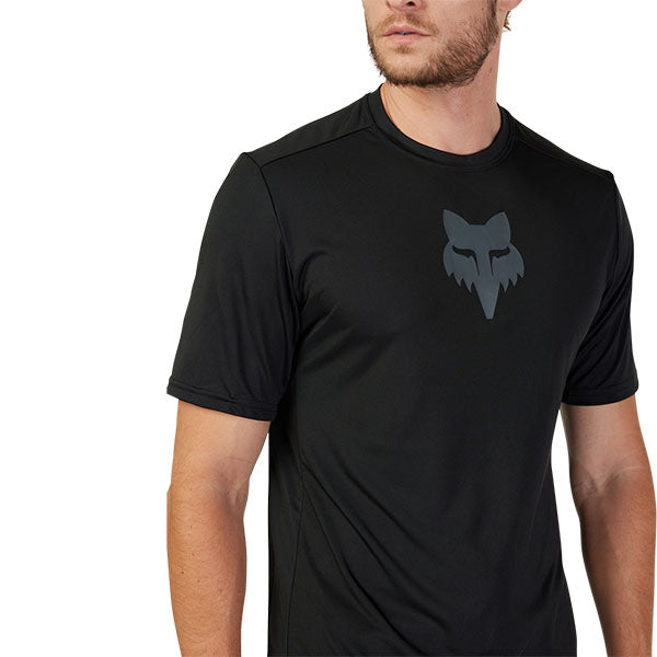 Product image of Fox Racing - Ranger Lab Head Jersey (MTB) SKU:31033-001-M | Sizes: SM–XL | Designed for Mountain Bike, BMX and E-Bike riders | Available at BTO Sports