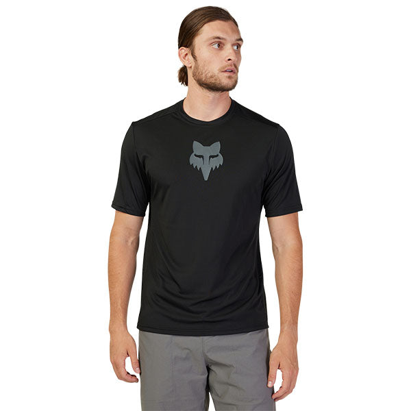 Product image of Fox Racing - Ranger Lab Head Jersey (MTB) SKU:31033-001-L | Sizes: SM–XL | Designed for Mountain Bike, BMX and E-Bike riders | Available at BTO Sports