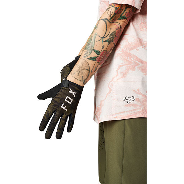 Product image of Fox Racing - Ranger Gel Gloves (Womens) (MTB) SKU:27385-001-S | Sizes: SM, MD, LG | Designed for Mountain Bike, BMX and E-Bike riders | Available at BTO Sports