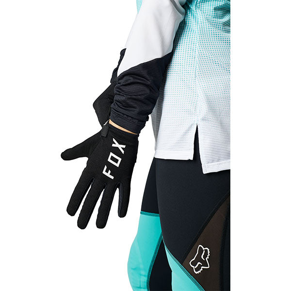 Product image of Fox Racing - Ranger Gel Gloves (Womens) (MTB) SKU:27385-001-L | Sizes: SM, MD, LG | Designed for Mountain Bike, BMX and E-Bike riders | Available at BTO Sports