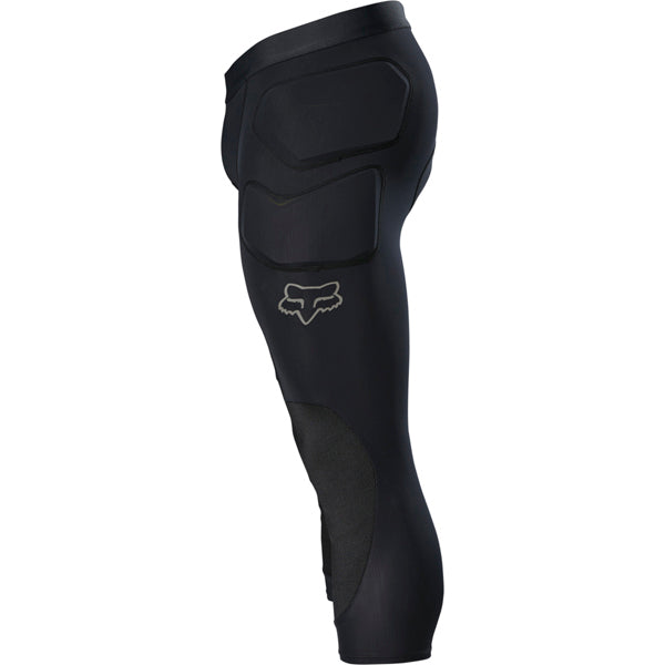 Fox Racing Baseframe Pro Padded Tights product image in Blk sizes XS, SM, MD, LG, XL, 2X SKU 28919-001-XS. Base Layer Pants | Available at BTO Sports
