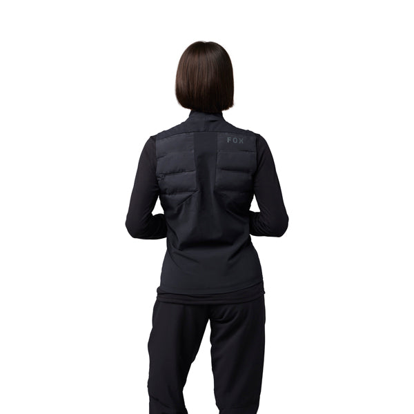 Fox Racing Flexair Fire Vest Mountain Bike (Womens) product image in Cocoa sizes XS, SM, MD, LG, XL SKU 32000-222-XS. Riding Vest | Available at BTO Sports
