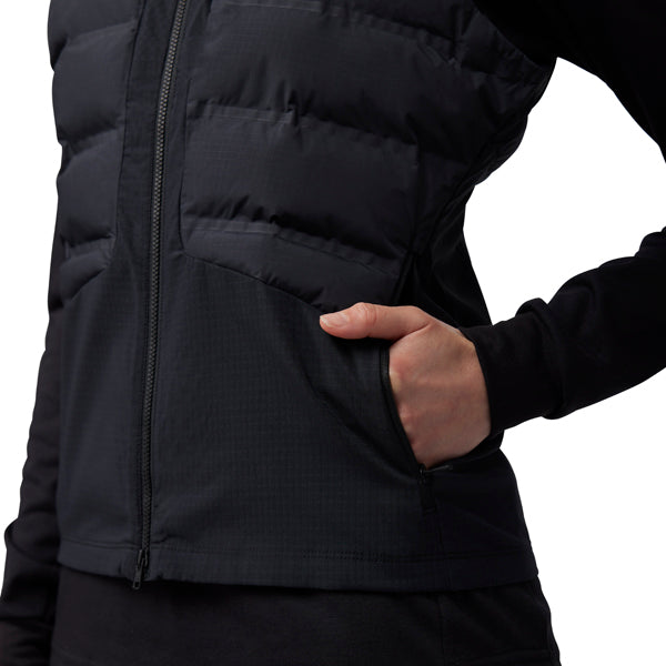 Fox Racing Flexair Fire Vest Mountain Bike (Womens) product image in Cocoa sizes XS, SM, MD, LG, XL SKU 32000-222-XS. Riding Vest | Available at BTO Sports