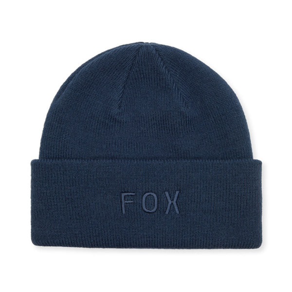 Fox Racing Wordmark Beanie SKU:32866-329-OS – product image – Colors: Midnight | Available at BTO Sports