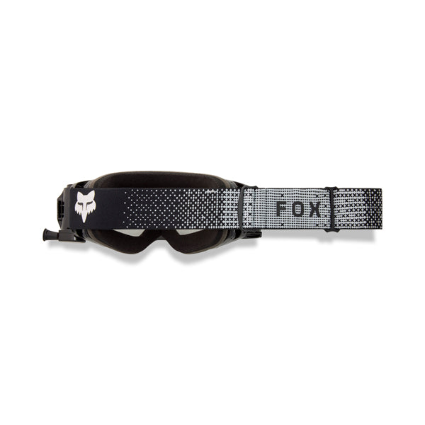 Fox Racing Vue Roll Off Goggles side view in Flo/Red SKU 32975-110-OS. Roll-Off Goggles | Available at BTO Sports