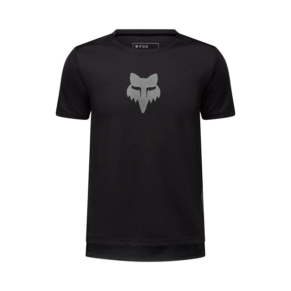 Product image of Fox Racing - Ranger Fox Head Short Sleeve Jersey (MTB) (Youth) SKU:33447-402-YL | Designed for Mountain Bike, BMX and E-Bike riders | Available at BTO Sports