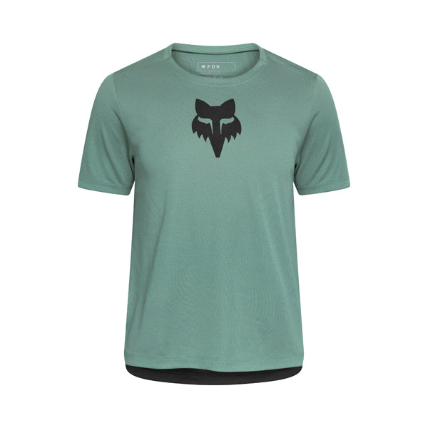 Product image of Fox Racing - Ranger Fox Head Short Sleeve Jersey (MTB) (Youth) SKU:33447-180-YL | Designed for Mountain Bike, BMX and E-Bike riders | Available at BTO Sports