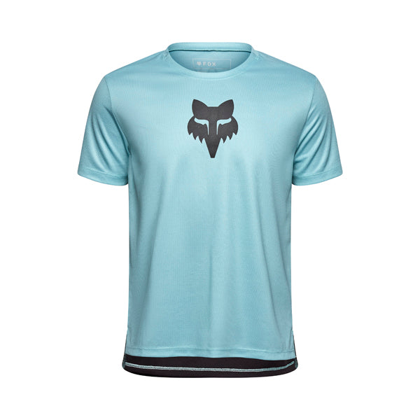 Product image of Fox Racing - Ranger Fox Head Short Sleeve Jersey (MTB) (Youth) SKU:33447-391-YS | Designed for Mountain Bike, BMX and E-Bike riders | Available at BTO Sports