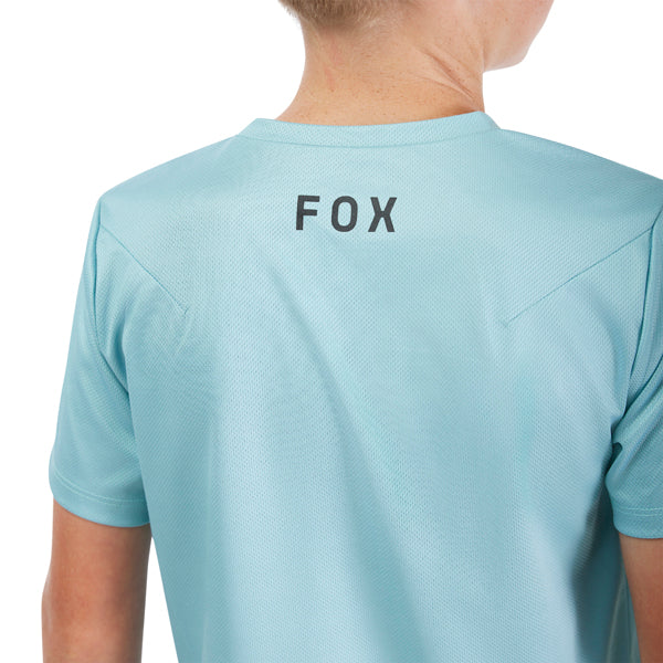 Product image of Fox Racing - Ranger Fox Head Short Sleeve Jersey (MTB) (Youth) SKU:33447-391-YL | Designed for Mountain Bike, BMX and E-Bike riders | Available at BTO Sports