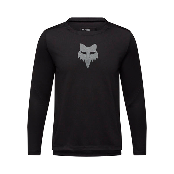 Product image of Fox Racing - Ranger Fox Head Long Sleeve Jersey (MTB) (Youth) SKU:33448-A03-YS | Designed for Mountain Bike, BMX and E-Bike riders | Available at BTO Sports