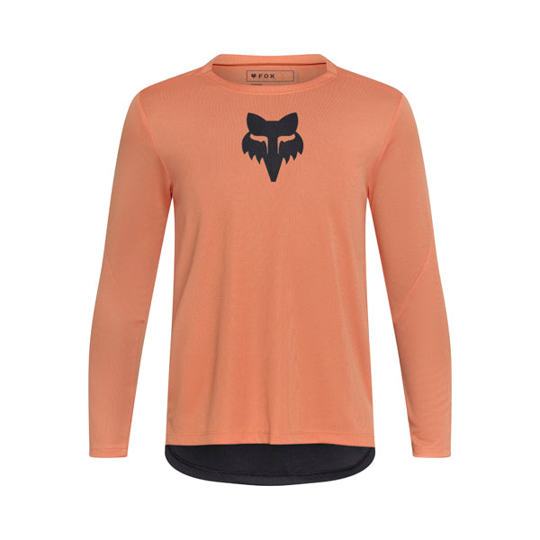 Product image of Fox Racing - Ranger Fox Head Long Sleeve Jersey (MTB) (Youth) SKU:33448-391-YL | Designed for Mountain Bike, BMX and E-Bike riders | Available at BTO Sports
