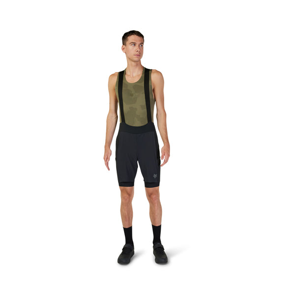 Product image of Fox Racing - Flexair Ascent Cargo Bib Shorts (MTB) SKU:33744-222-L | Sizes: SM–XL | Designed for Mountain Bike, BMX and E-Bike riders | Available at BTO Sports