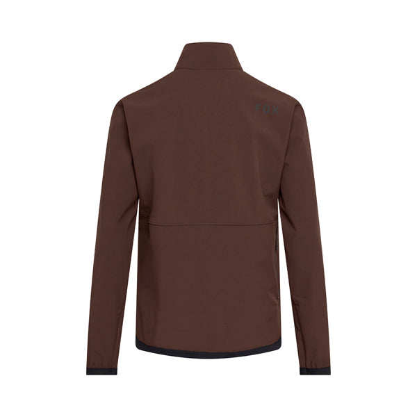 Fox Racing Ranger Fire Jacket Mountain Bike side view in Cocoa sizes SM, MD, LG, XL, 2X SKU 33772-222-S. Riding Jacket | Available at BTO Sports