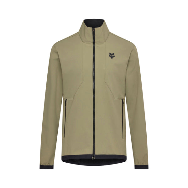 Fox Racing Ranger Fire Jacket Mountain Bike front angle view in Cocoa sizes SM, MD, LG, XL, 2X SKU 33772-222-S. Riding Jacket | Available at BTO Sports