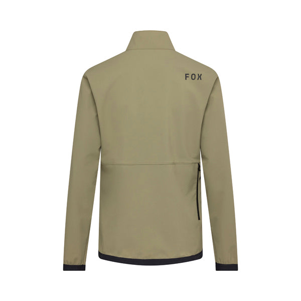 Fox Racing Ranger Fire Jacket Mountain Bike side view in Cocoa sizes SM, MD, LG, XL, 2X SKU 33772-222-S. Riding Jacket | Available at BTO Sports
