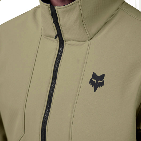 Fox Racing Ranger Fire Jacket Mountain Bike product image in Cocoa sizes SM, MD, LG, XL, 2X SKU 33772-222-S. Riding Jacket | Available at BTO Sports