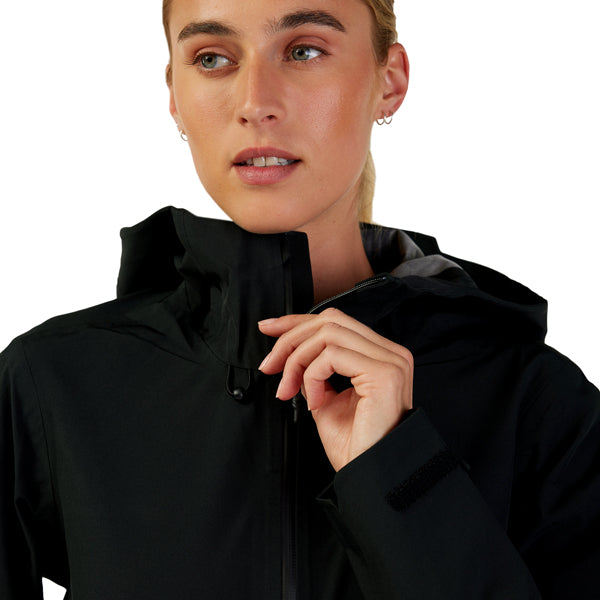 Fox Racing Defend 3 Layer Water Jacket Mountain Bike (Womens) product image in Coral sizes XS, SM, MD, LG, XL SKU 33774-A03-XS. Riding Jacket | Available at BTO Sports