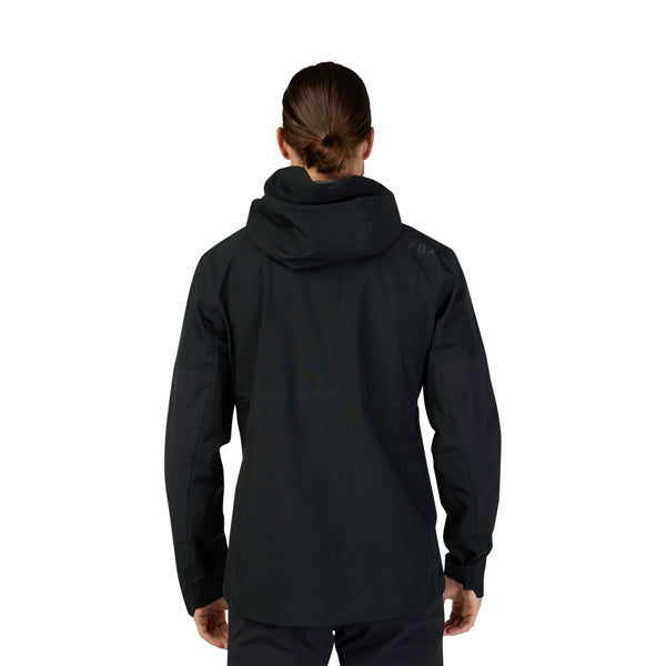 Fox Racing Defend 3 Layer Water Jacket Mountain Bike rear view in Cocoa sizes SM, MD, LG, XL, 2X SKU 33784-222-S. Riding Jacket | Available at BTO Sports
