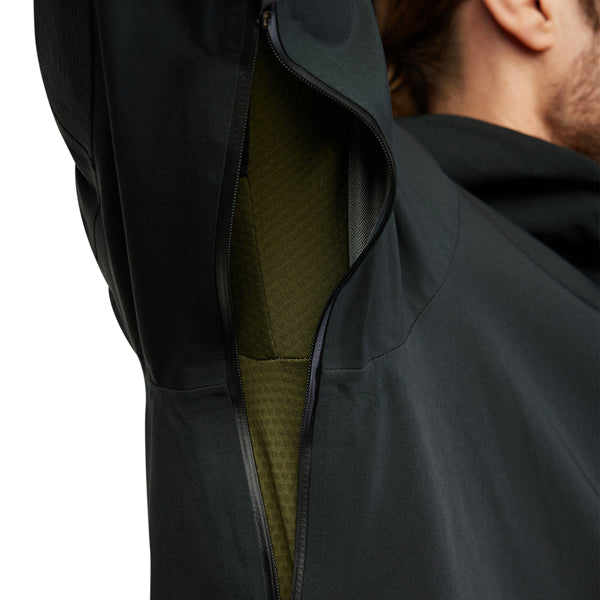Fox Racing Defend 3 Layer Water Jacket Mountain Bike product image in Cocoa sizes SM, MD, LG, XL, 2X SKU 33784-222-S. Riding Jacket | Available at BTO Sports