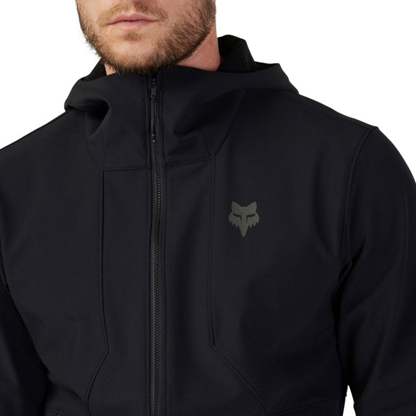 Fox Racing Ranger Fire Hoodie Mountain Bike product image in Adobe sizes SM, MD, LG, XL, 2X SKU 33806-291-S. Riding Jacket | Available at BTO Sports
