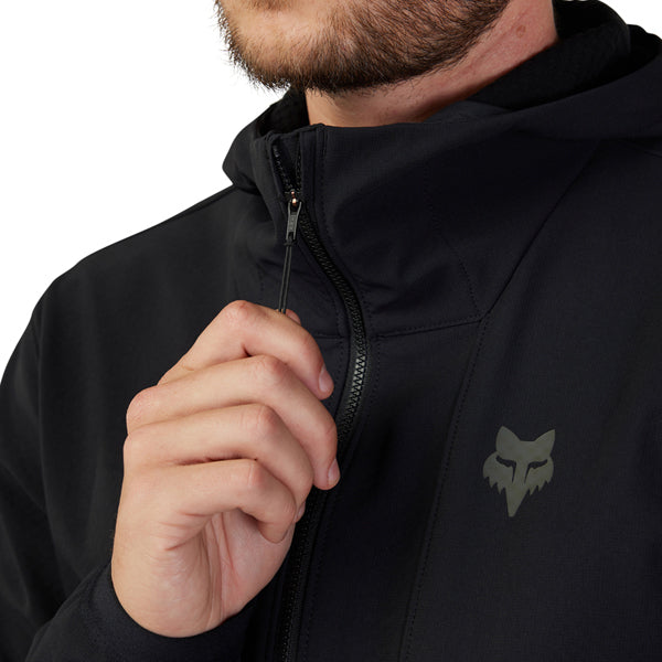 Fox Racing Ranger Fire Hoodie Mountain Bike product image in Adobe sizes SM, MD, LG, XL, 2X SKU 33806-291-S. Riding Jacket | Available at BTO Sports