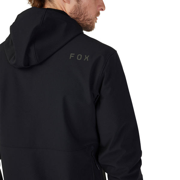 Fox Racing Ranger Fire Hoodie Mountain Bike product image in Adobe sizes SM, MD, LG, XL, 2X SKU 33806-291-S. Riding Jacket | Available at BTO Sports
