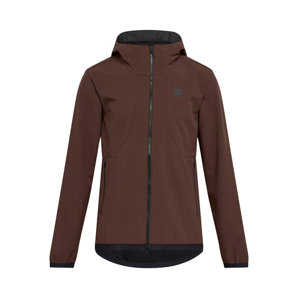 Fox Racing Ranger Fire Hoodie Mountain Bike front angle view in Adobe sizes SM, MD, LG, XL, 2X SKU 33806-291-S. Riding Jacket | Available at BTO Sports