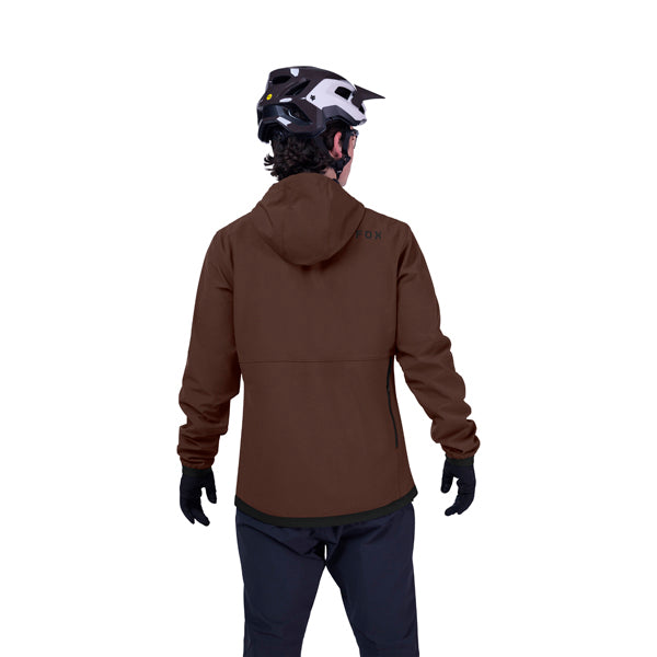Fox Racing Ranger Fire Hoodie Mountain Bike product image in Adobe sizes SM, MD, LG, XL, 2X SKU 33806-291-S. Riding Jacket | Available at BTO Sports