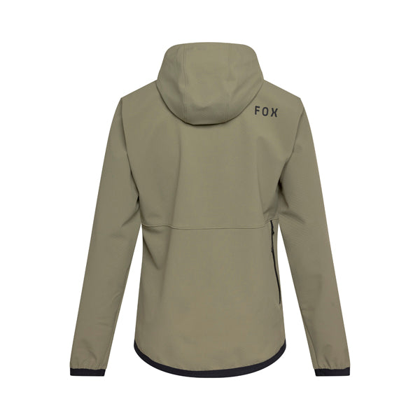 Fox Racing Ranger Fire Hoodie Mountain Bike side view in Adobe sizes SM, MD, LG, XL, 2X SKU 33806-291-S. Riding Jacket | Available at BTO Sports