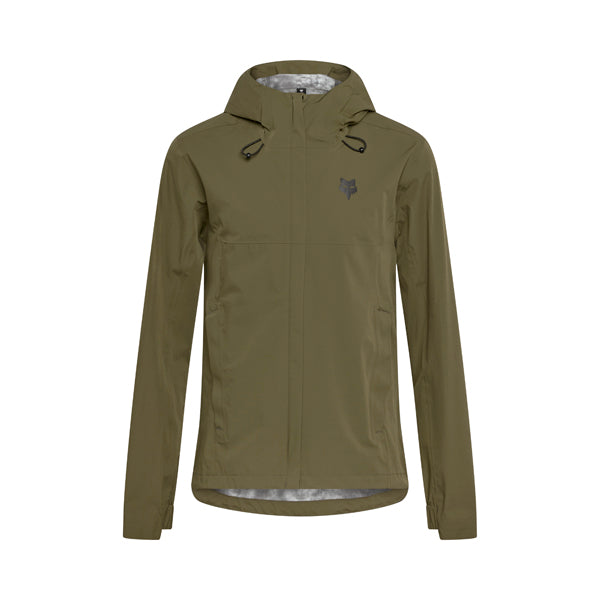 Fox Racing Ranger Water Jacket Mountain Bike front angle view in Cocoa sizes SM, MD, LG, XL, 2X SKU 36251-222-S. Riding Jacket | Available at BTO Sports