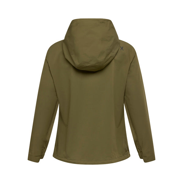 Fox Racing Ranger Water Jacket Mountain Bike (Youth) side view in Olive/Grn sizes Y-SM, Y-MD, Y-LG, Y-XL SKU 36255-099-YS. Riding Jacket | Available at BTO Sports