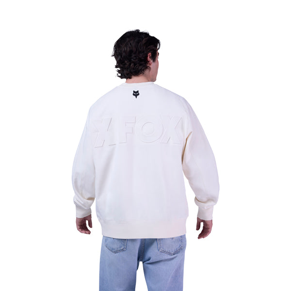 Fox Racing Moto product image in Off/Wht sizes SM, MD, LG, XL, 2X SKU 36278-244-S. Sweatshirts & Hoodies | Available at BTO Sports
