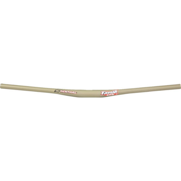 High-resolution studio image of Renthal - Fatbar Lite35 Handlebar (MTB); showing overall shape and visible design details; SKU 06016690
