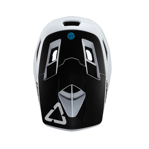Image showing Leatt, Gravity 4.0 V25 Helmet (MTB) Mountain Bike in White, Colors: Black, Coral, Desert, Lava, White, Sizes: LG, MD, SM, XL, SKU: 1024120171