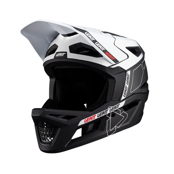 Product photo showing Leatt, Gravity 6.0 Carbon V25 Helmet (MTB) Mountain Bike in Glow, Colors: Glow, Stealth, White, Sizes: LG, MD, SM, XL