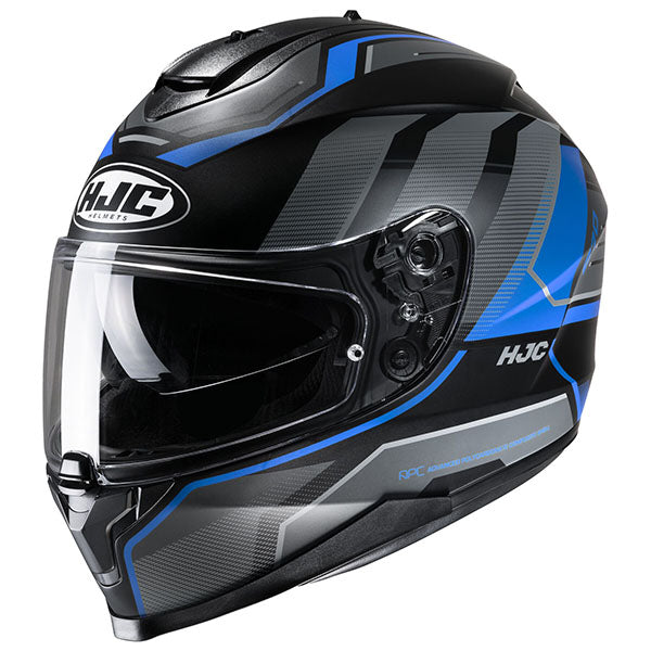 studio product photo of HJC SKU 877152104, sizes XS, SM, MD, LG, XL for motorcycle helmet, street bike, full-face helmet, and powersports use.