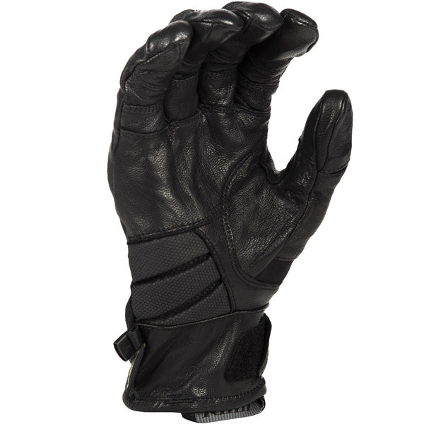 Product image of klim adventure gtx glove black 1 motocross gloves showing fit, construction, and colorway | Available at BTO Sports