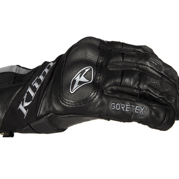 Product image of klim adventure gtx glove black 2 motocross gloves showing fit, construction, and colorway | Available at BTO Sports