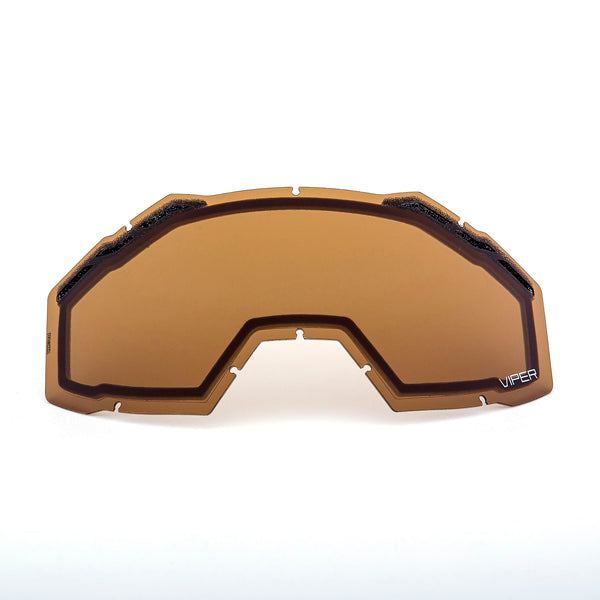 Klim Viper Replacement Snow Lenses in Lt Brown Polarized SKU 3981-000-000-014