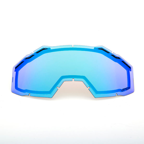 Klim Viper Replacement Snow Lenses - side profile showing frame and strap SKU 3981-000-000-007